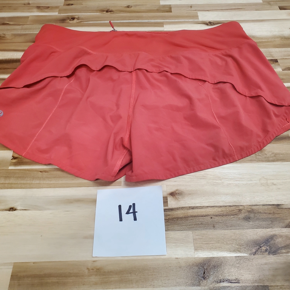 lululemon athletica Red Athletic Shorts